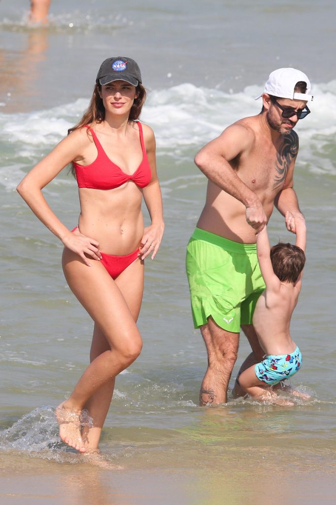 Rafa Brites, Felipe Andreoli e os filhos Rocco e Leon ( Fotos Dilson Silva / AgNews )