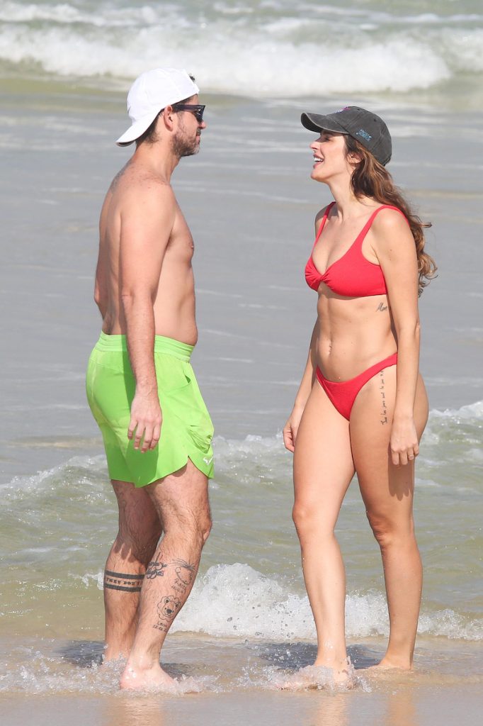 Rafa Brites, Felipe Andreoli e os filhos Rocco e Leon ( Fotos Dilson Silva / AgNews )