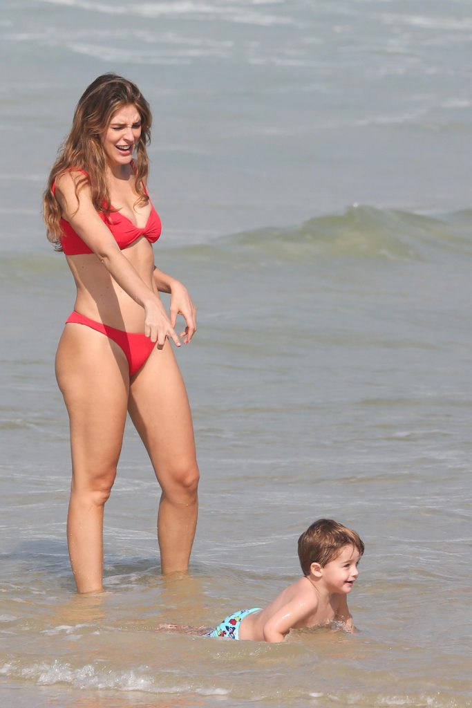 Rafa Brites, Felipe Andreoli e os filhos Rocco e Leon ( Fotos Dilson Silva / AgNews )