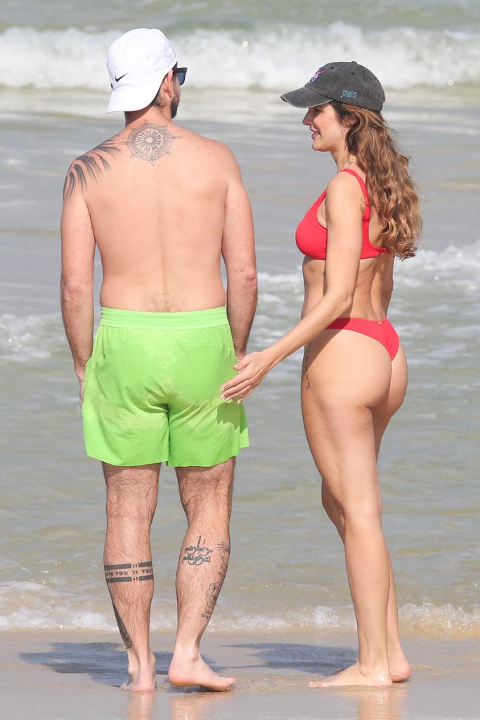 Rafa Brites, Felipe Andreoli e os filhos Rocco e Leon ( Fotos Dilson Silva / AgNews )