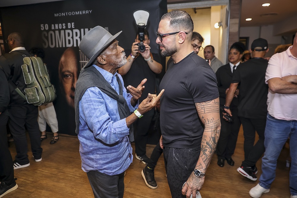 Diogo Nogueira e Antônio Pitanga ( Fotos Anderson Bordê / AgNews )