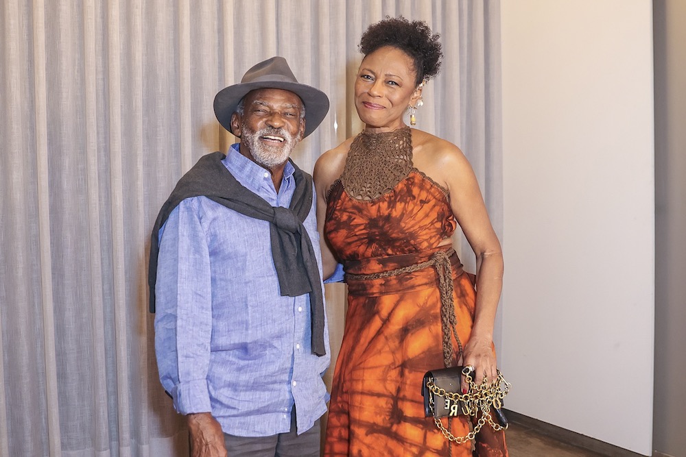 Edivania Carvalho e Antonio Pitanga ( Fotos Anderson Bordê / AgNews )