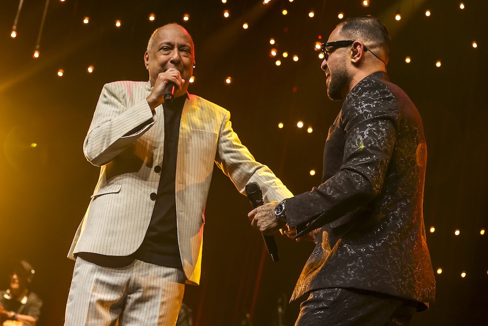 Sombrinha e Diogo Nogueira ( Fotos Anderson Bordê / AgNews )