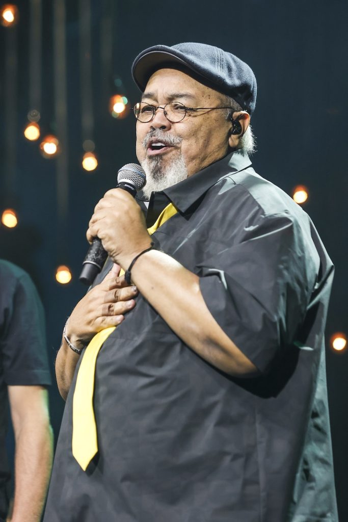 Sombrinha e Jorge Aragão ( Fotos Anderson Bordê / AgNews )