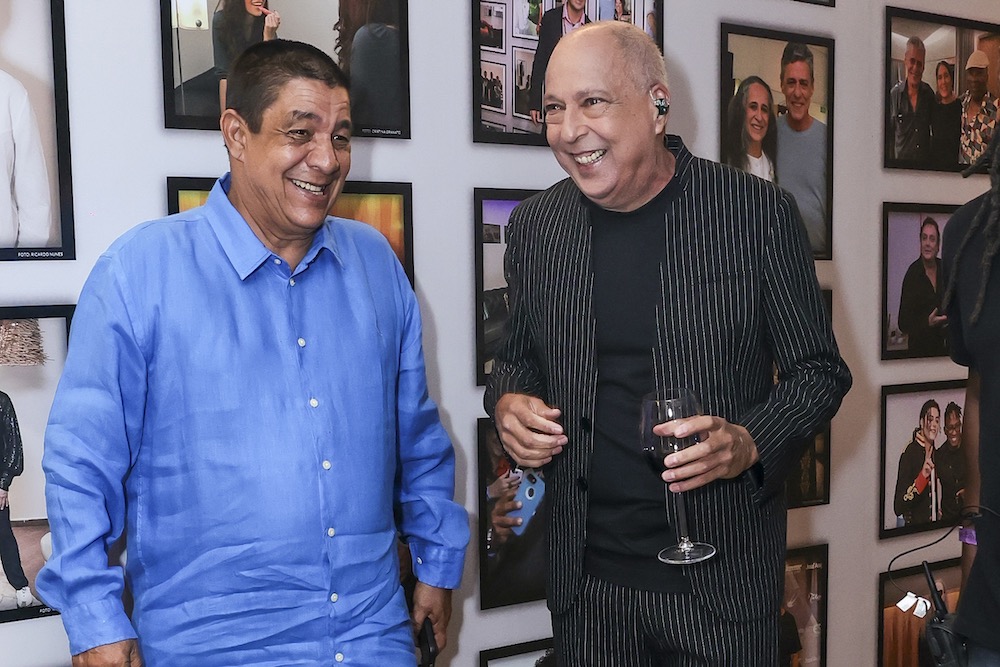 Zeca Pagodinho e Sombrinha ( Fotos Anderson Bordê / AgNews )
